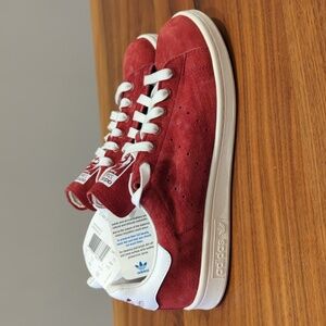 Adidas Originals Stan Smith Red Suede Men's 8 Deadstock